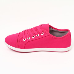 Women's demi-season shoes leather on white background