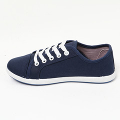 Women's demi-season shoes leather on white background