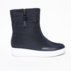 Women's demi-season shoes leather on white background