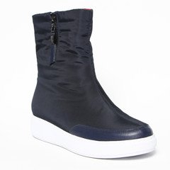 Women's demi-season shoes leather on white background