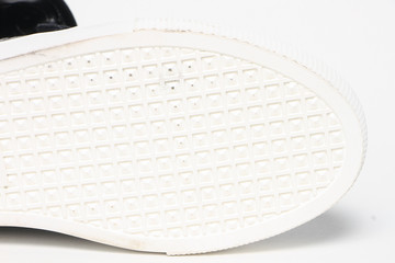 Women's demi-season shoes leather on white background