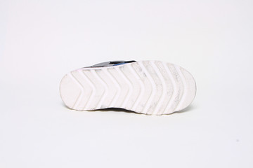 Women's demi-season shoes leather on white background