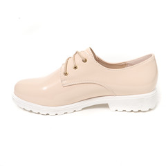 Women's demi-season shoes leather on white background