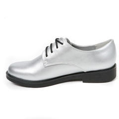 Women's demi-season shoes leather on white background