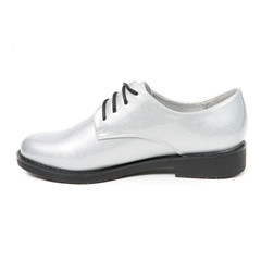 Women's demi-season shoes leather on white background