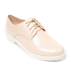 Women's demi-season shoes leather on white background