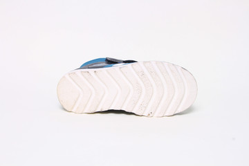 Women's demi-season shoes leather on white background