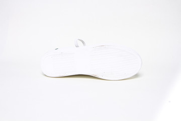 Women's demi-season shoes leather on white background
