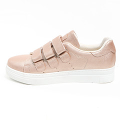 Women's demi-season shoes leather on white background