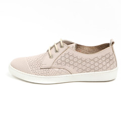 Women's demi-season shoes leather on white background