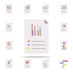 business charts icon. charts icons universal set for web and mobile