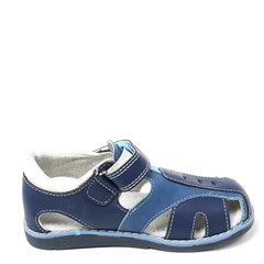 Kid's sandals shoe on white
