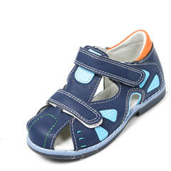 Kid's sandals shoe on white