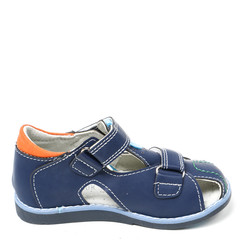 Kid's sandals shoe on white