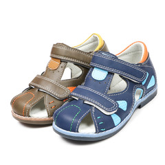 Kid's sandals shoe on white