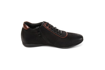 Stylish causal man shoe on white background.
