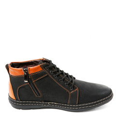 Stylish causal man shoe on white background.