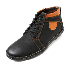 Stylish causal man shoe on white background.