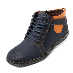 Stylish causal man shoe on white background.