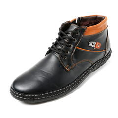 Stylish causal man shoe on white background.