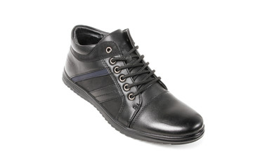 Stylish causal man shoe on white background.
