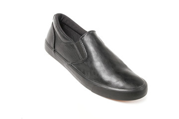 Stylish causal man shoe on white background.
