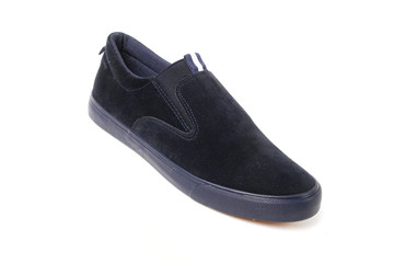 Stylish causal man shoe on white background.