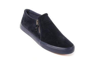 Stylish causal man shoe on white background.