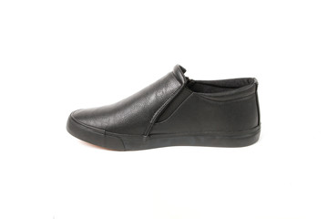 Stylish causal man shoe on white background.