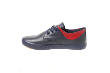 Stylish causal man shoe on white background.