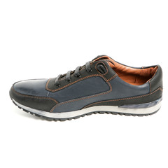 Stylish causal man shoe on white background.