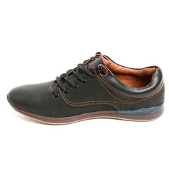 Stylish causal man shoe on white background.