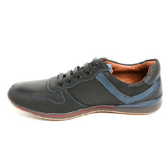 Stylish causal man shoe on white background.