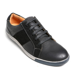 Stylish causal man shoe on white background.