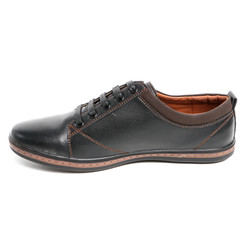 Stylish causal man shoe on white background.