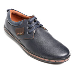 Stylish causal man shoe on white background.