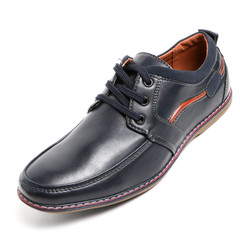 Stylish causal man shoe on white background.