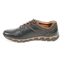 Stylish causal man shoe on white background.