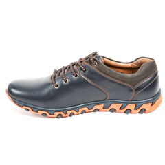 Stylish causal man shoe on white background.