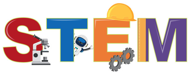 A STEM and element logo © brgfx