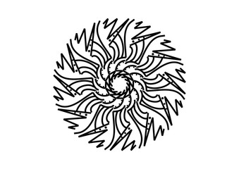 vector illustration of flower