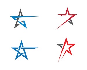 Obraz premium Star logo illustration