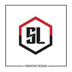 Initial Letter SL Logo Template Design Vector Illustration