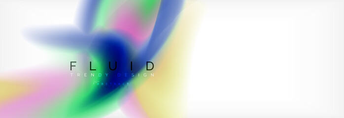 Background abstract holographic fluid colors wave design