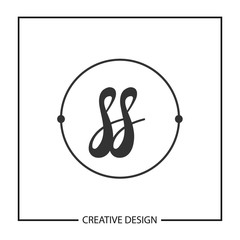 Initial Letter SS Logo Template Design Vector Illustration