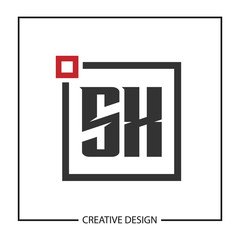 Initial Letter SX Logo Template Design Vector Illustration