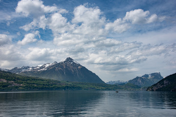 landscape,mountain range in Switzerland