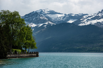 landscape,mountain range in Switzerland