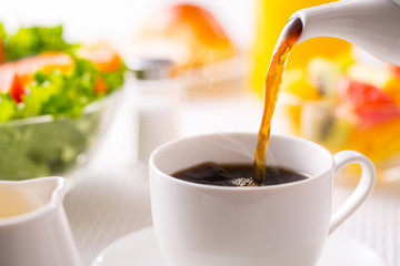 朝食〜ホットコーヒー