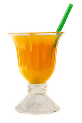 fresh Chinese orange cut and orange juice 